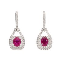 Ohrringe Crivelli Dame RUBINO in Gold Rubino 320-E50454A RB 1.54